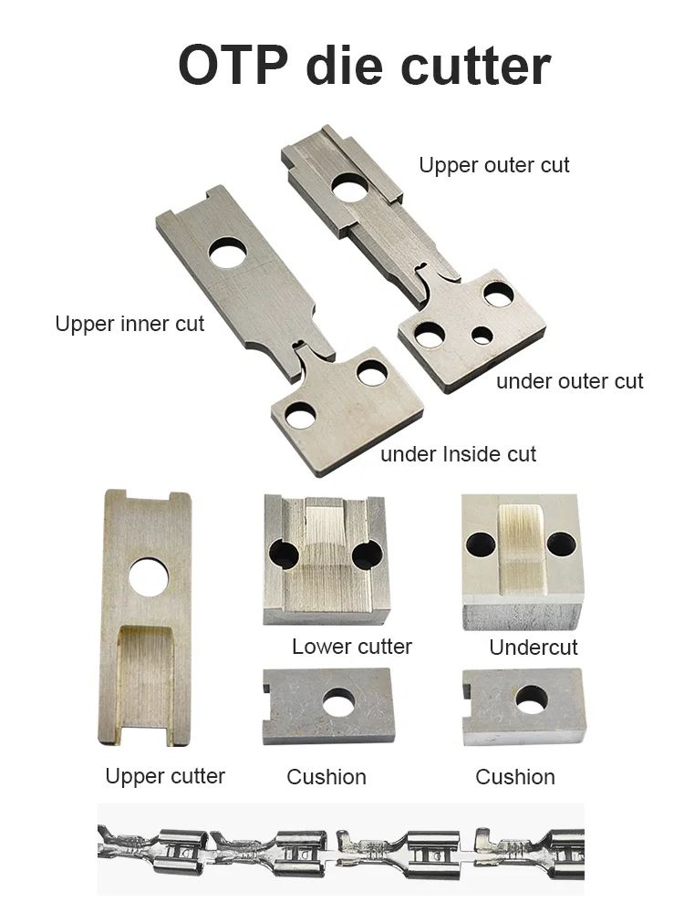 Loose Terminal Blades, Crimping Blade Die, Cold Pressed Blade Die Свободные концевые лезвия, Обжимная пластинчатая матрица, Холодная прессованная пластина