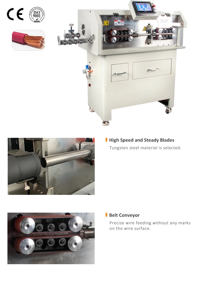 Машина для резки и снятия оболочки кабеля 150 мм2 WPM-MAX3, автоматическая машина для зачистки кабеля, машина для зачистки проводов и кабелей, машина для зачистки проводов в оболочке из ПВХ