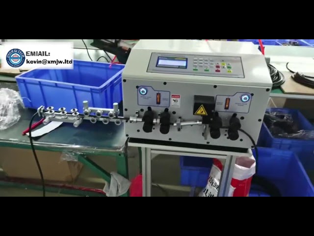 Высокоскоростной станок для зачистки проводов ПВХ с защитным кожухом | Оборудование для производства кабеля