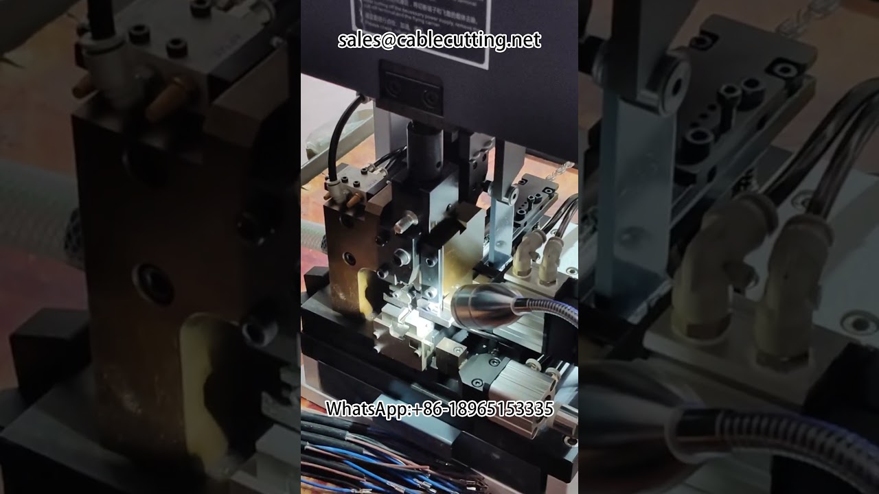 Прямой станок для зачистки проводов #оборудование_для_жгутов #кримпинг_машина #зачистка