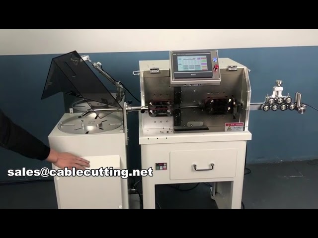 Полностью автоматический станок для резки, зачистки и намотки многожильных кабелей WPM-680