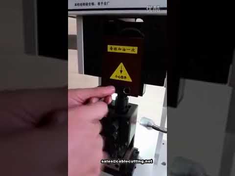 Обжимной станок для клемм: настройка, отладка и обучение работе