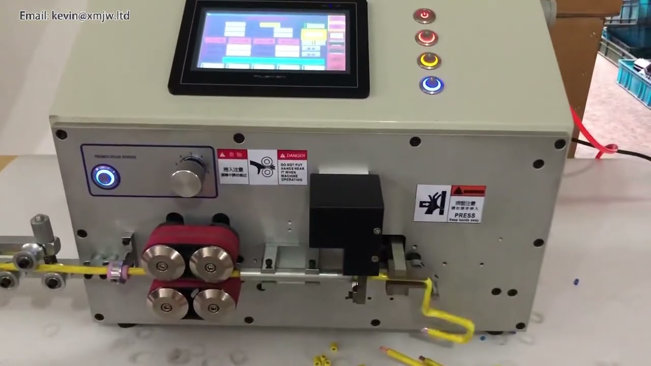 Автоматический станок для зачистки и гибки проводов SWT508 ZW25 0 1 (25 мм², AWG17-AWG5)
