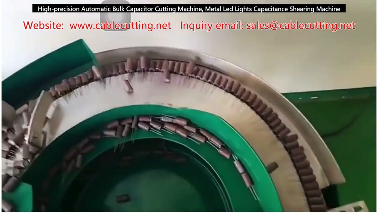 High-Precision Automatic Bulk Capacitor Cutting & Shearing Machine for LED Lights