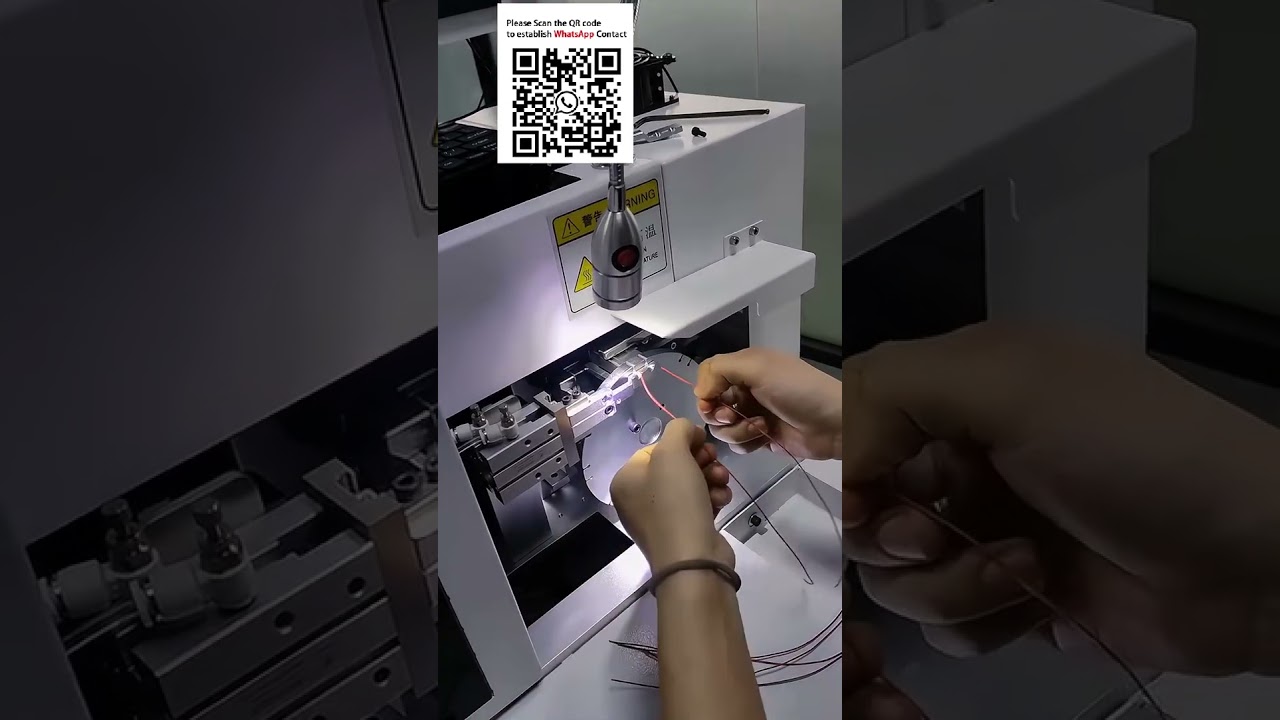 Автоматическая машина для печати, вставки и обжига термоусадочных трубок с номерами | Автоматизация маркировки проводов
