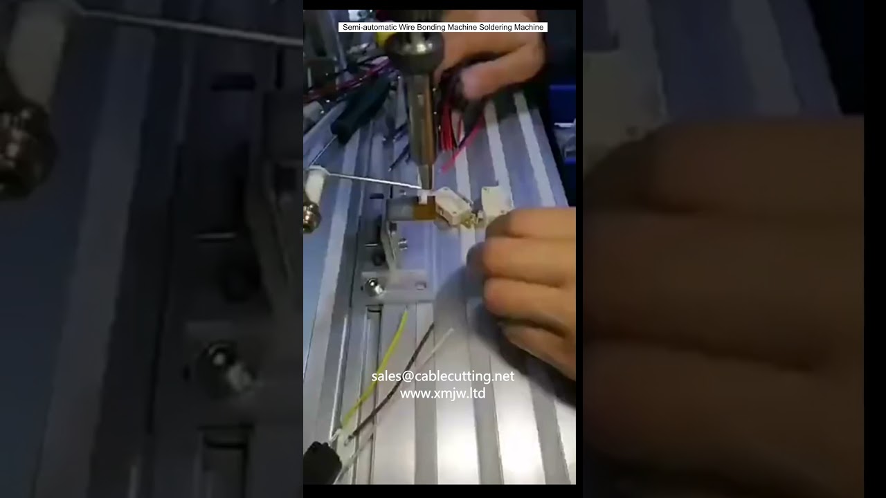Полуавтоматическая машина для проволочной сварки и пайки