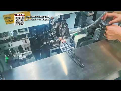 Автоматическая система обжима наконечников и вставки в корпуса для кабелей в оболочке