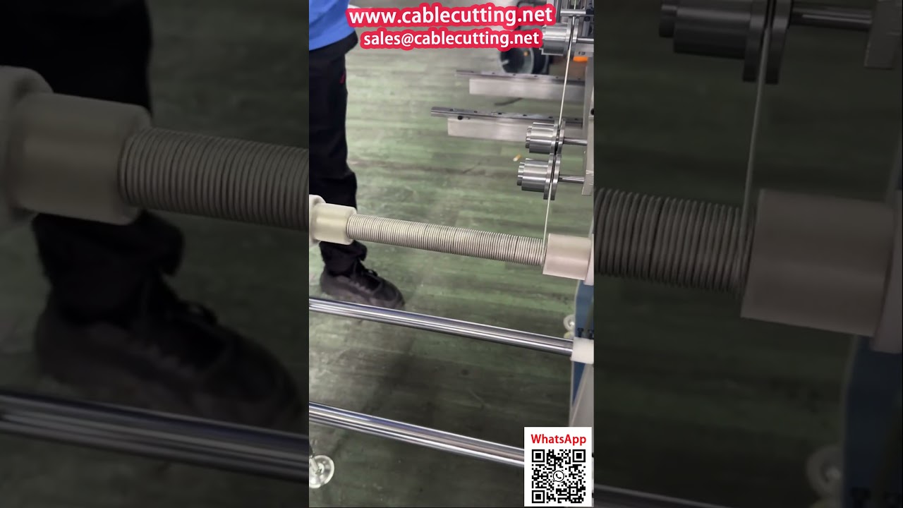 Прецизионная автоматическая намотка и счет коаксиального кабеля и антенного провода