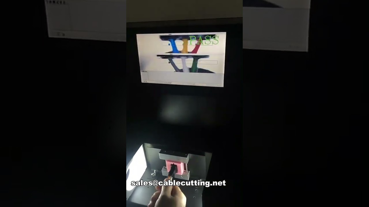 Автоматический тестер последовательности вставки цветных проводов в двухрядный разъем WPM-8AB