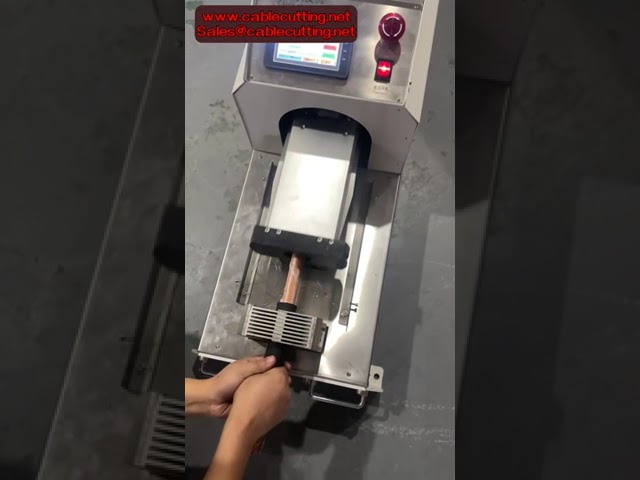 Высокоточный станок для зачистки кабеля с роторным ножом