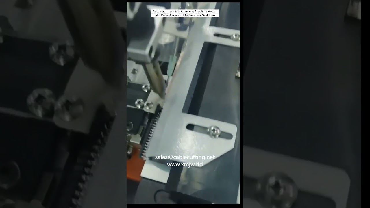 Автоматическая машина для обжима клемм и пайки проводов для SMT-линии — высокая скорость и надежность