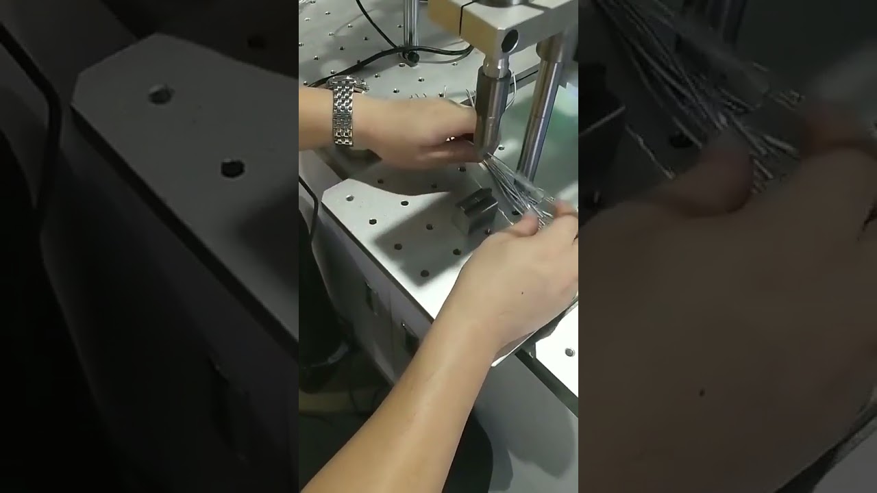 УЗ сварка ПВХ трубок для клемм: автомат для производства #factory #machine