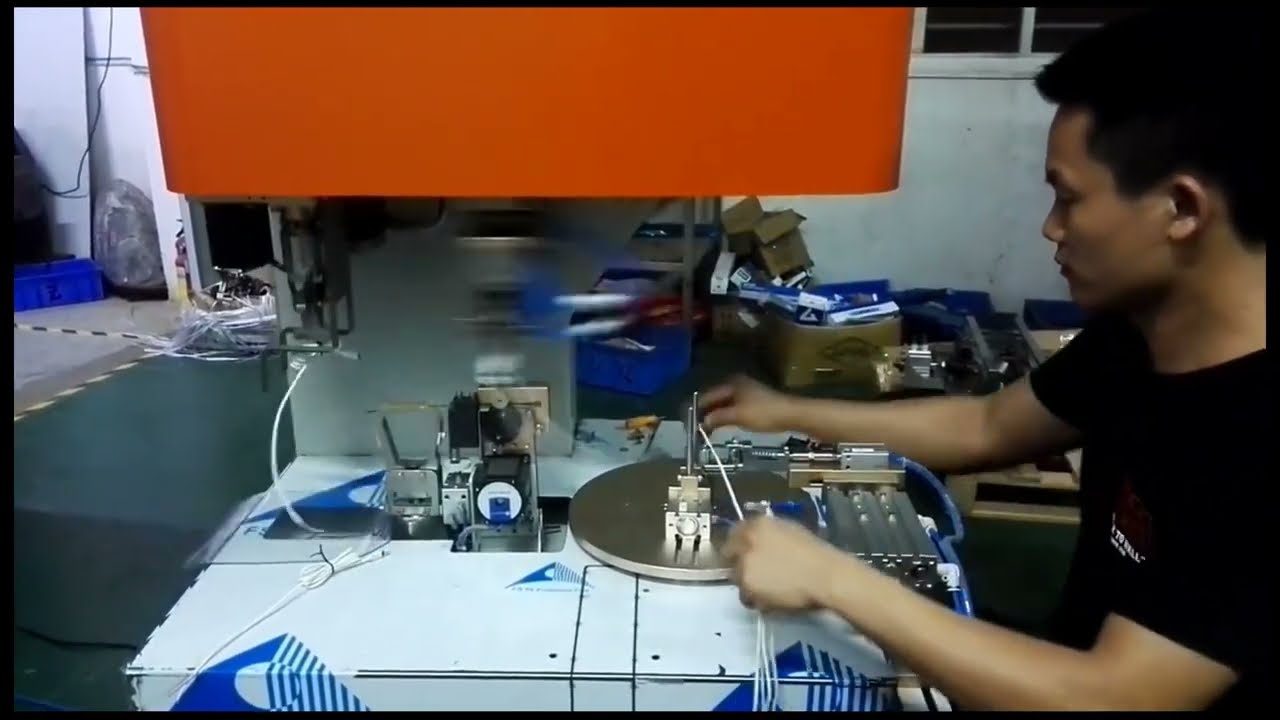 Automatic Cable Winding Machine for Industrial Wire Processing