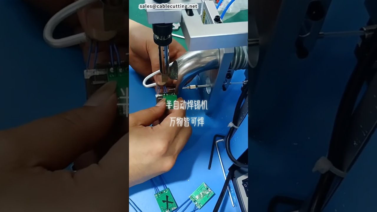 Semi-Automatic Soldering Machine for Switches, Batteries, and PCBs